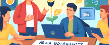 Desen digital al unui peisaj montan cu un lac limpede în prim-plan și cer senin albastru, cu munți acoperiți de zăpadă în fundal.