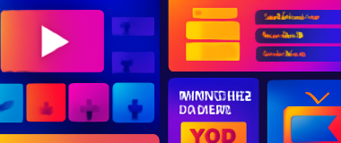 Desen digital al unei fețe futuriste cu elemente cibernetice și lumini neon violete pe fundal întunecat.